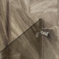 Шторка на ванну Maybahglass MGV-651-4 70 см, профиль хром, стекло бронза