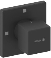 Переключатель потоков Kludi Decus 548463975 черный матовый, на три потребителя