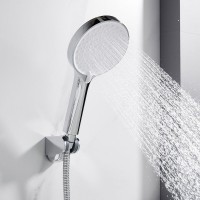 Смеситель для ванны с длинным изливом и лейкой (кран для ванны) Shevanik S4322, хром