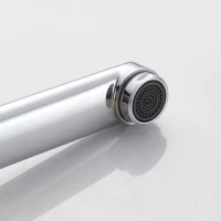 Смеситель для ванны с длинным изливом и лейкой (кран для ванны) Shevanik S4322, хром