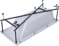 Акриловая ванна Aquanet Bright 273795 175x70 см, пристенная, белая, с каркасом