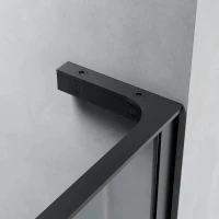 Душевая перегородка Veconi Korato KR77B-120-01-C8 120 см, профиль матовый черный