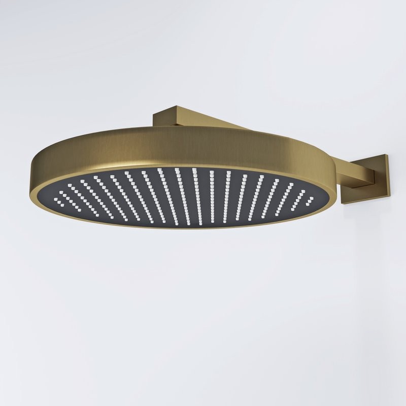 Душевой комплект Sancos Space SC3006BG брашированное золото, С ВНУТРЕННЕЙ ЧАСТЬЮ