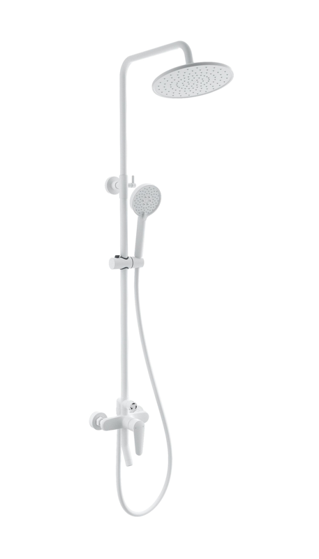 Душевая стойка Wonzon & Woghand WW-B2168-A-MW матовая белая