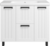 Тумба с раковиной Misty Спарта 100 белая