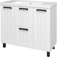 Тумба с раковиной Misty Спарта 100 белая