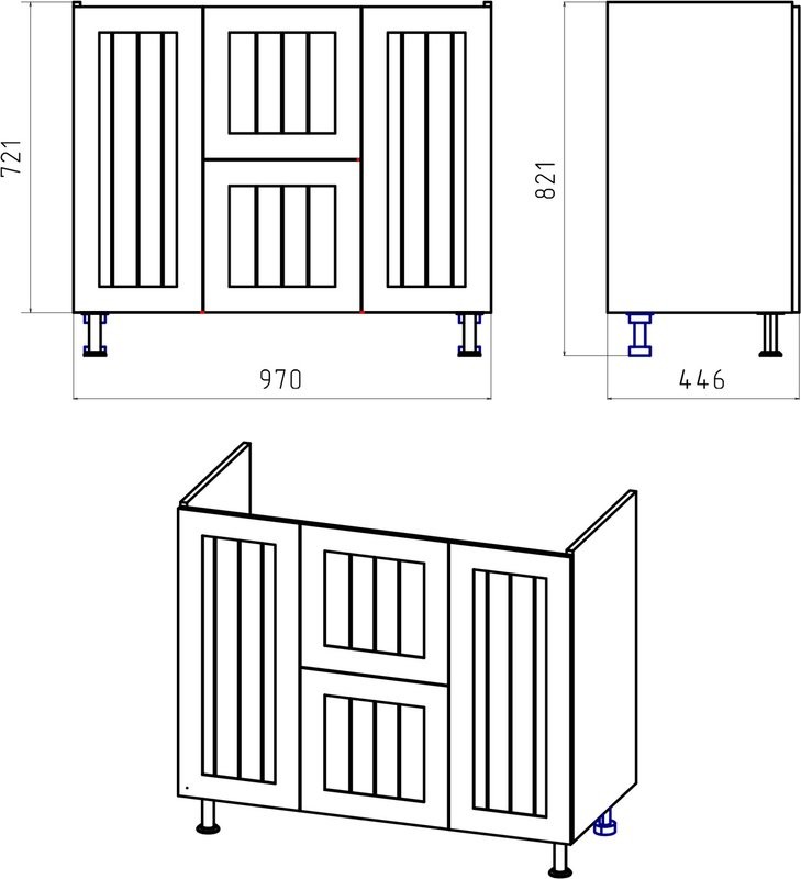 Тумба с раковиной Misty Спарта 100 белая