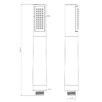 Душевая лейка Olive'S D171LED хром Душевая лейка Olive'S D171LED хром