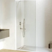 Душевая перегородка RGW Walk In WA-110W 120x195 см, профиль матовый белый, стекло прозрачное
