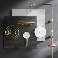 Душевая стойка AM.PM X-Joy F0785A499 золото