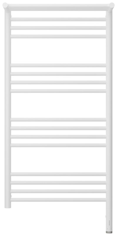 Полотенцесушитель электрический Сунержа Богема 3.1 30-6007-1050 110x55 см, подключение справа, матовый белый, лесенка, с полкой