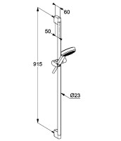 Душевой гарнитур Kludi DIVE S 6891005-00 хром