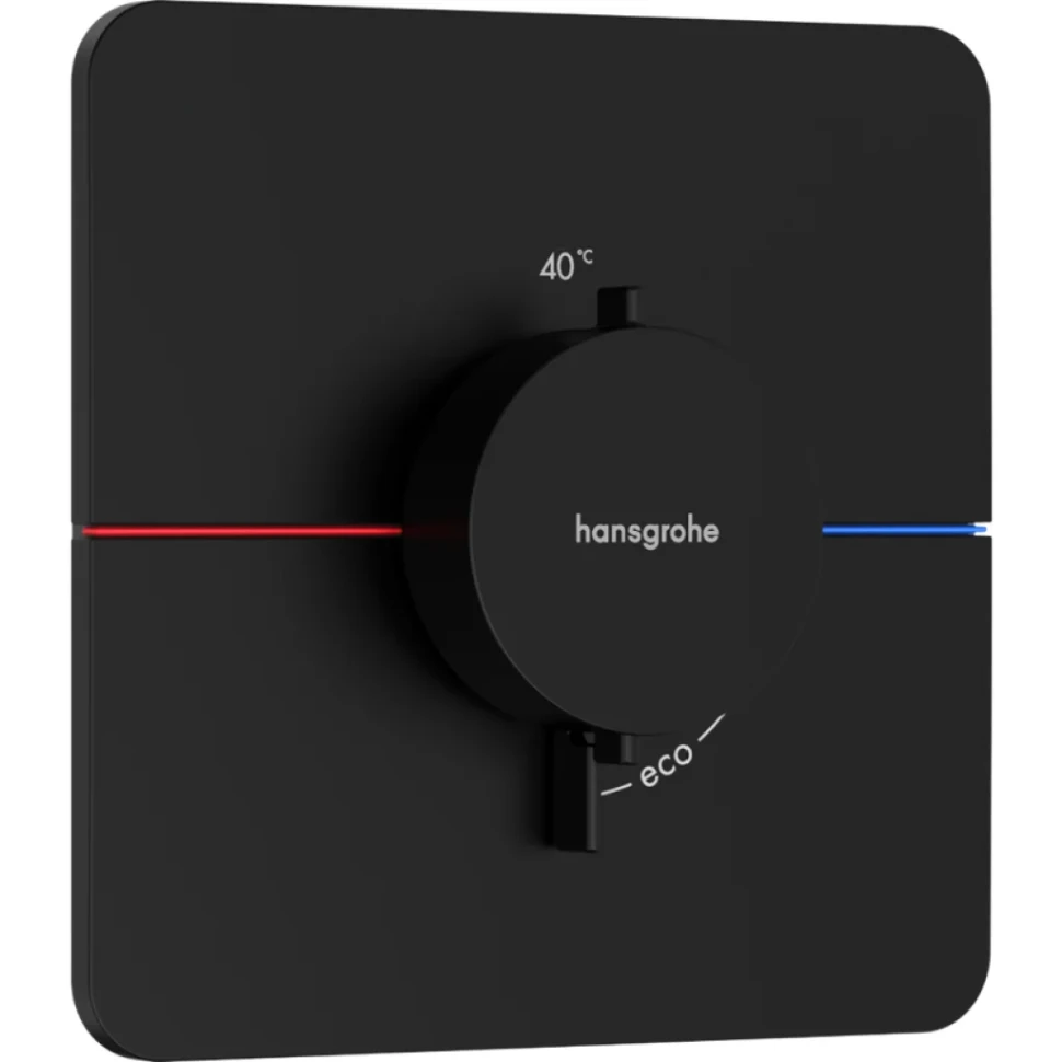 Термостатический смеситель встраиваемый Hansgrohe ShowerSelect Comfort Q 15588670 черный матовый