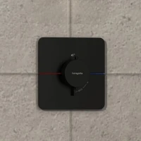 Термостатический смеситель встраиваемый Hansgrohe ShowerSelect Comfort Q 15588670 черный матовый Термостатический смеситель встраиваемый Hansgrohe ShowerSelect Comfort Q 15588670 черный матовый