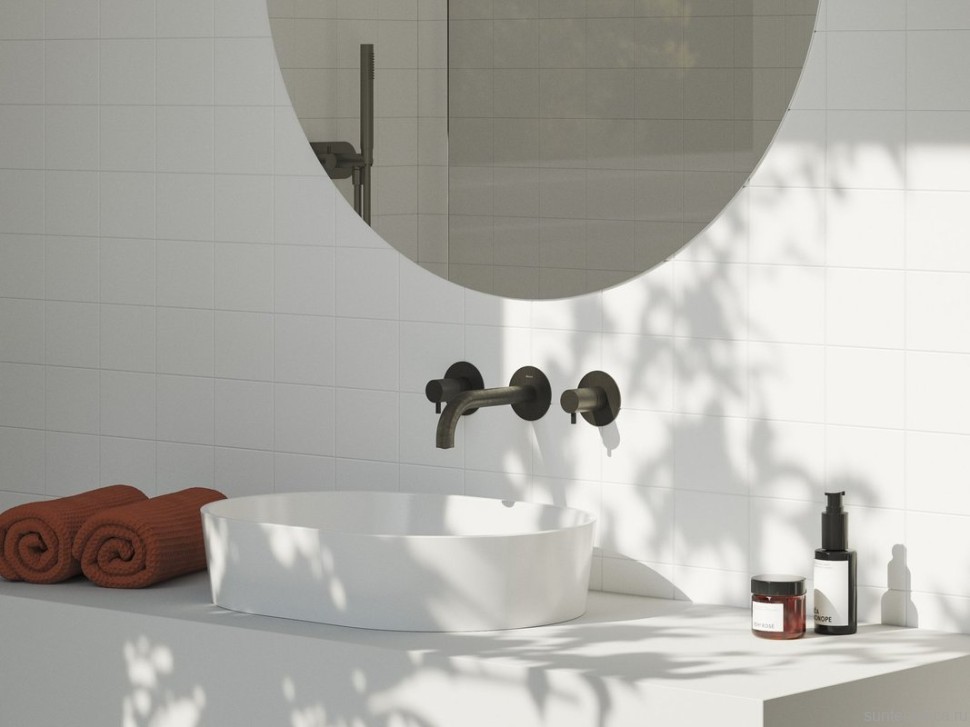 Смеситель для раковины Ravak Espirit ES 019.20GB.O1 С ВНУТРЕННЕЙ ЧАСТЬЮ, брашированный графит