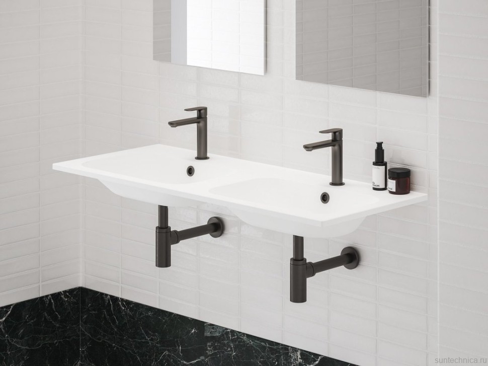 Смеситель для раковины Ravak Eleganta EL 012.21GB BeCool, брашированный графит