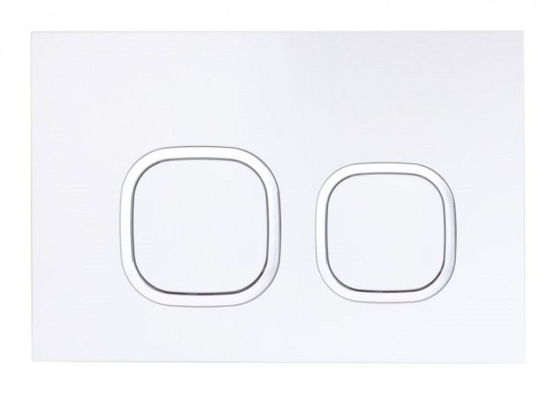 Кнопка смыва для унитаза Esbano ESINLPS10GW АБС-пластик, цвет глянцевый белый