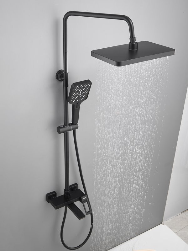 Душевая стойка Haiba HB24732-7 черная