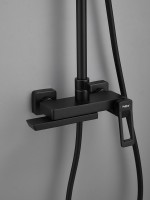 Душевая стойка Haiba HB24732-7 черная