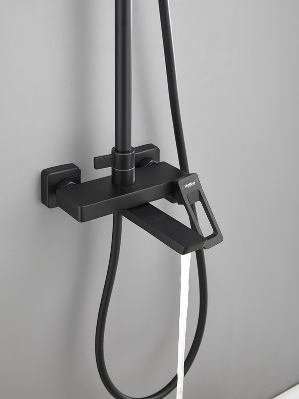 Душевая стойка Haiba HB24732-7 черная