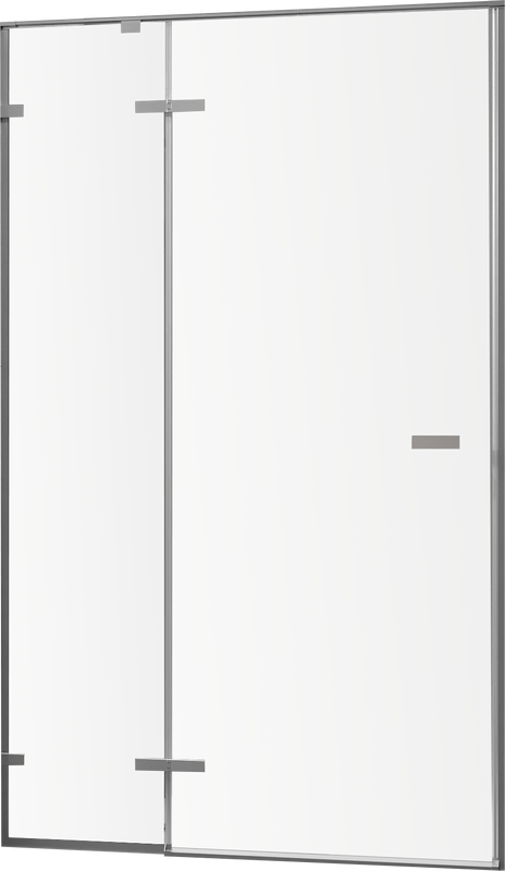 Душевая дверь в нишу RGW Stilvoll SV-004-Gr 1000х2000 профиль серый, стекло прозрачное