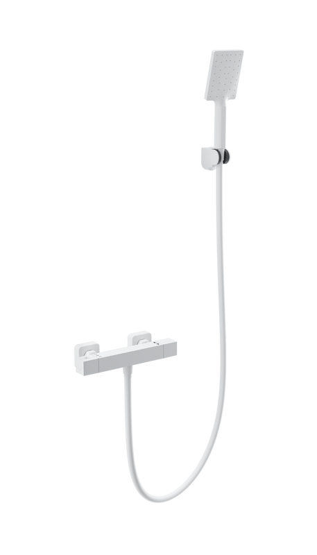 Термостатический смеситель Wonzon & Woghand Stay WW-B2062-A-MW матовый белый