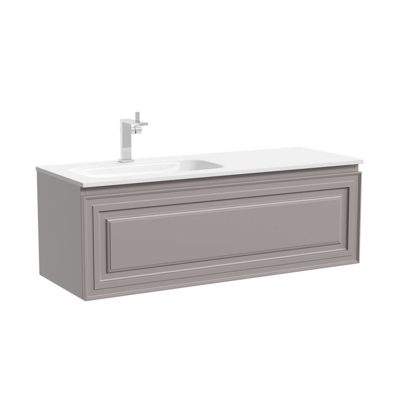 Тумба для ванной подвесная Sancos Very левая 1195х445х406, VR120LSM