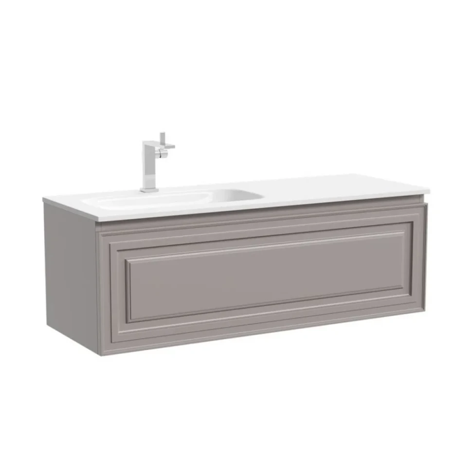Тумба для ванной подвесная Sancos Very левая 1195х445х406, VR120LSM