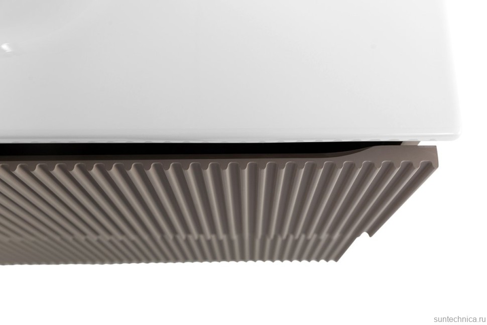 Мебель для ванной комнаты BelBagno Uno 100 подвесная, 2 ящика, матовая бежевая