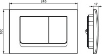 Кнопка смыва Ideal Standard Solea M1 R0108AA