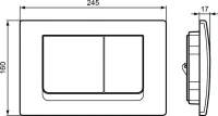 Кнопка смыва Ideal Standard Solea M1 R0108AA Кнопка смыва Ideal Standard Solea M1 R0108AA