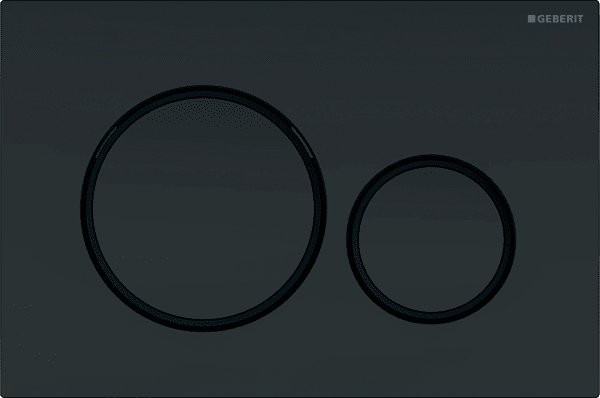 Кнопка смыва Geberit Sigma 20 115.882.16.1 черная, матовый лак