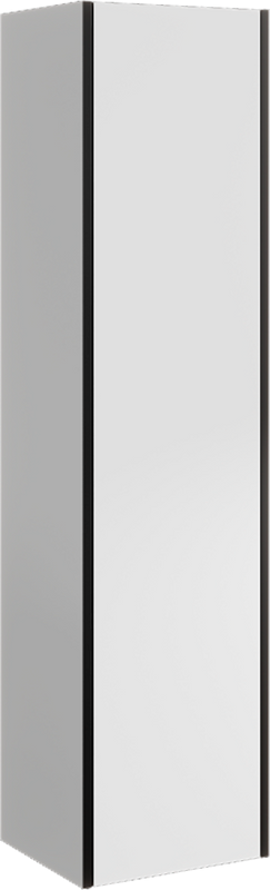 Шкаф пенал для ванной Aqwella Urban белый глянцевый