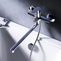 Смеситель для ванны с душем AM.PM Crave F9C90200 хром