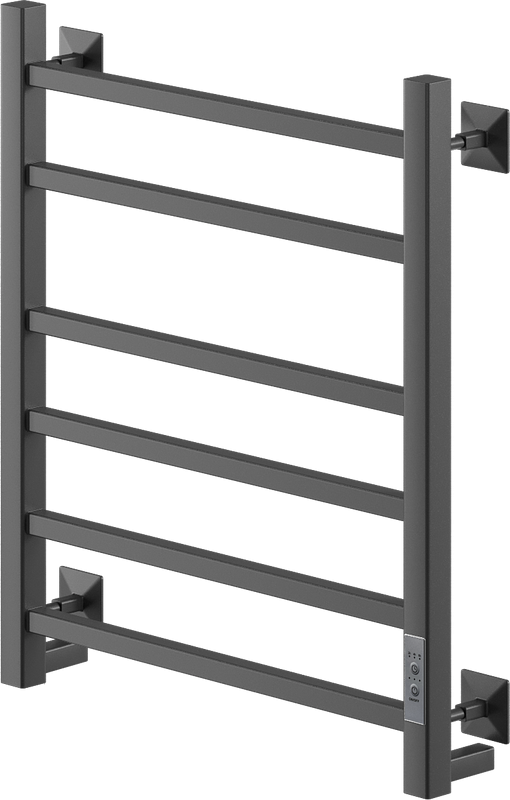 Полотенцесушитель электрический Ника Step 2 60/40, матовый черный RAL9005