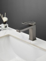 Смеситель для раковины Haiba HB10732-3 оружейная сталь Смеситель для раковины Haiba HB10732-3 оружейная сталь