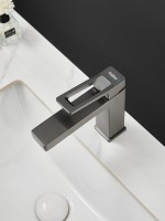 Смеситель для раковины Haiba HB10732-3 оружейная сталь Смеситель для раковины Haiba HB10732-3 оружейная сталь