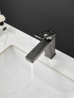 Смеситель для раковины Haiba HB10732-3 оружейная сталь Смеситель для раковины Haiba HB10732-3 оружейная сталь