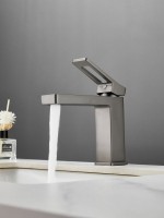 Смеситель для раковины Haiba HB10732-3 оружейная сталь Смеситель для раковины Haiba HB10732-3 оружейная сталь