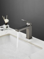 Смеситель для раковины Haiba HB10732-3 оружейная сталь Смеситель для раковины Haiba HB10732-3 оружейная сталь