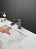 Смеситель для раковины Haiba HB10732-3 оружейная сталь Смеситель для раковины Haiba HB10732-3 оружейная сталь