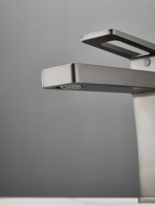 Смеситель для раковины Haiba HB10732-3 оружейная сталь