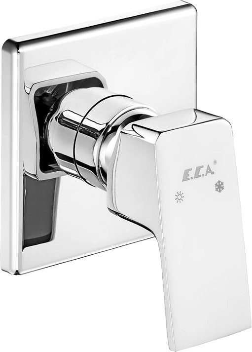 Встраиваемый смеситель для душа и ванны E.C.A. Tiera 102167105EX-K хром