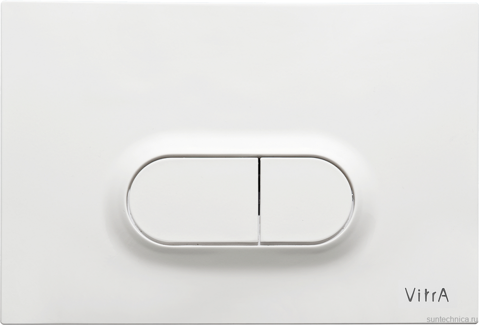 Система инсталляции для унитазов VitrA V-Fix Core 732-5800-01 с кнопкой смыва  Loop 740-0500 белой глянцевой