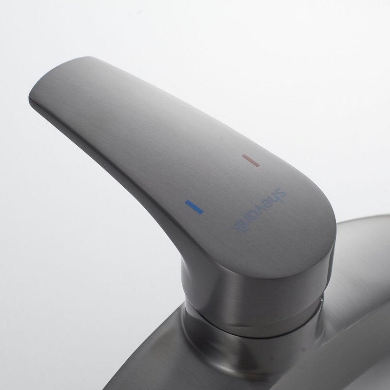 Смеситель для душа с лейкой Shevanik S5016T, оружейная сталь