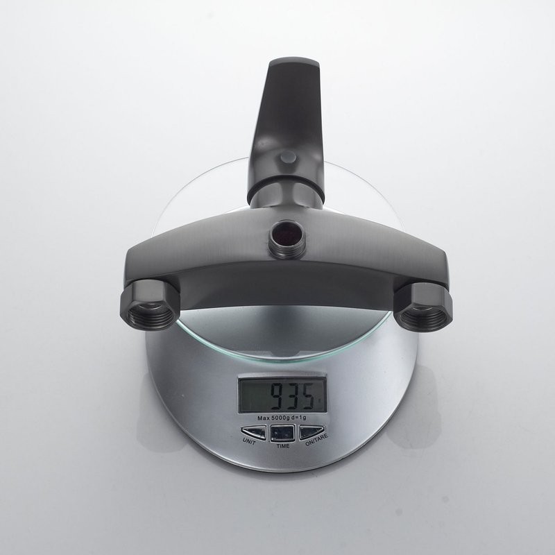 Смеситель для душа с лейкой Shevanik S5016T, оружейная сталь