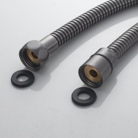 Смеситель для душа с лейкой Shevanik S5016T, оружейная сталь