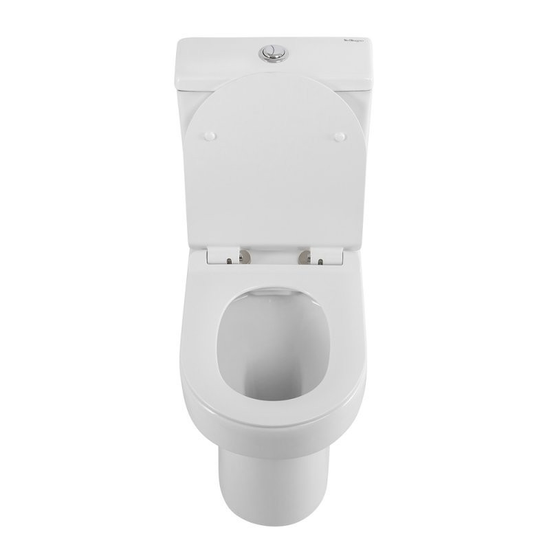 Унитаз-компакт напольный BelBagno Norma BB339CPR BB076SC безободковый, с микролифтом