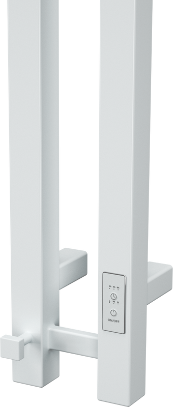 Полотенцесушитель электрический Bauedge Stella Square R 8х80, белый