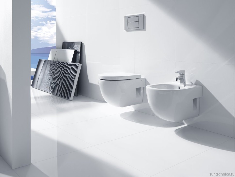 Унитаз подвесной Roca Meridian 346248000 укороченный